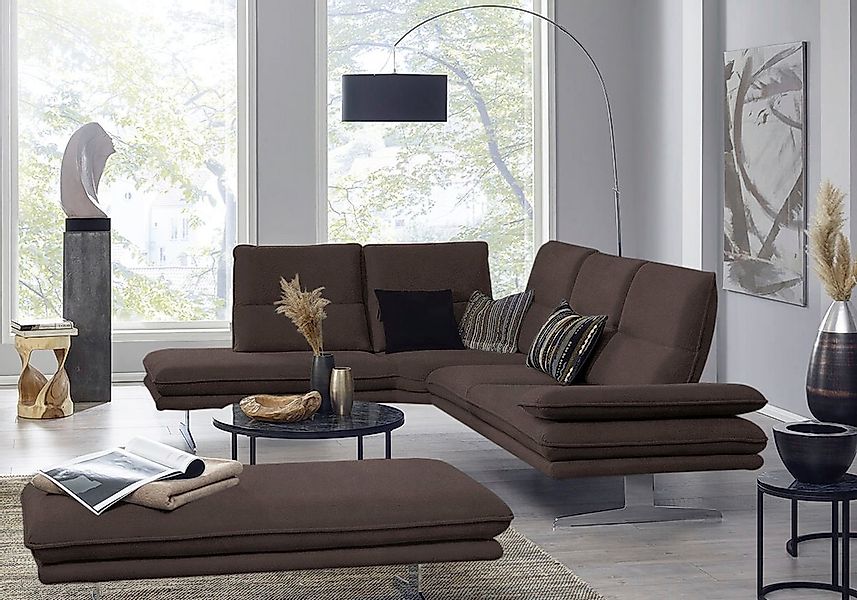 W.SCHILLIG Ecksofa »broadway, Designsofa, mit tollem Sitzkomfort, L-Form«, günstig online kaufen