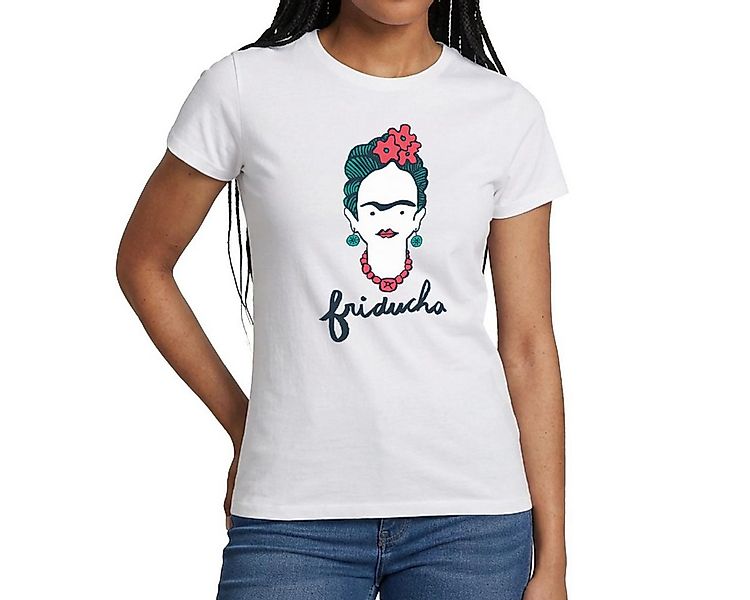 Spreadshirt T-Shirt Frida Kahlo Sketch Friducha Frauen T-Shirt (1-tlg) günstig online kaufen