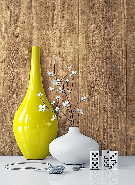 Newroom Vliestapete, Tapete Holzoptik Holztapete 3d günstig online kaufen