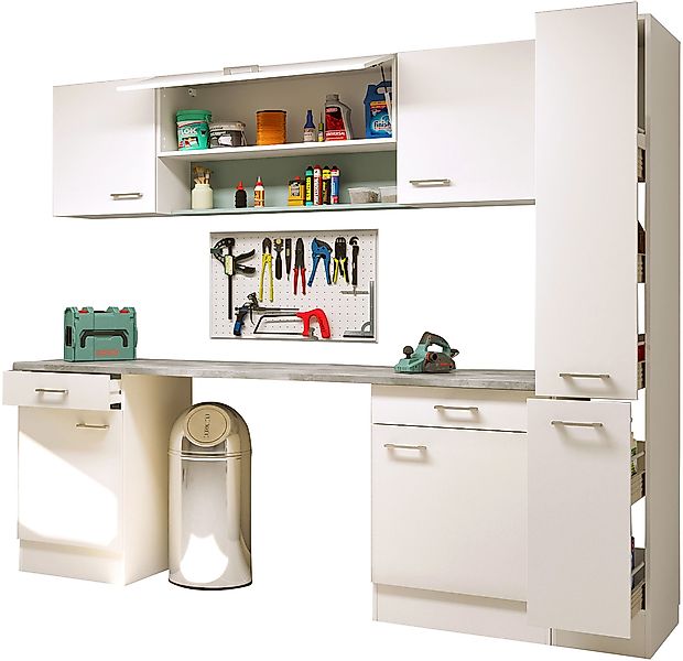 Flex-Well Mehrzweckschrank-Set "LUCCA, 8-teilig, Hauswirtschaft-, Hobby/Wer günstig online kaufen