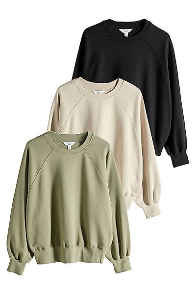 The Set Sweater The Set Raglan-Sweatshirts, 3er-Pack (3-tlg) günstig online kaufen