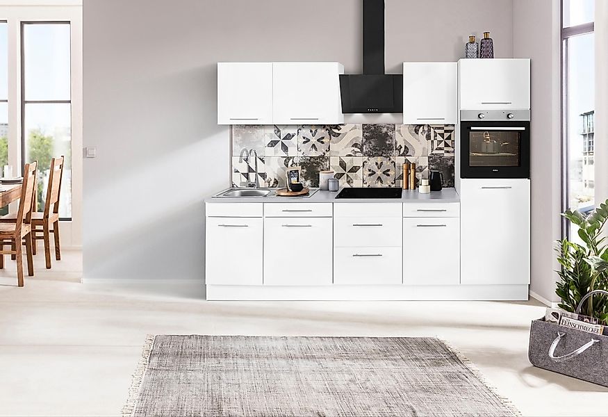 wiho Küchen Küchenzeile »Ela«, Breite 280 cm, Soft-Close-Funktion, höhenver günstig online kaufen