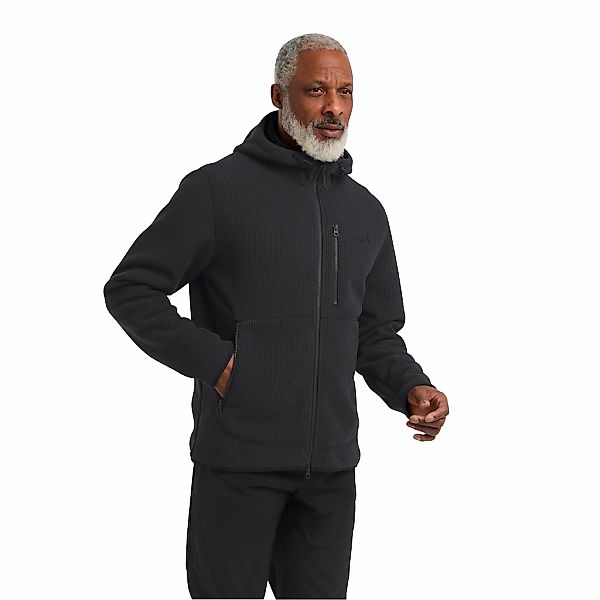 Jack Wolfskin Fleecejacke "LAKE RIDGE HOODED JKT M" mitKapuze Windabweisend günstig online kaufen