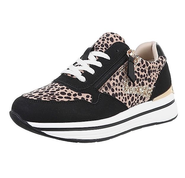 Ital-Design Damen Low-Top Freizeit Sneaker (88671847) Keilabsatz/Wedge Snea günstig online kaufen