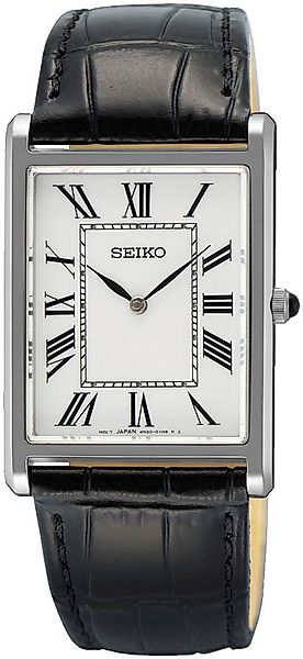 Seiko Quarzuhr SWR103P1, Armbanduhr, Herrenuhr, Lederarmband, günstig online kaufen