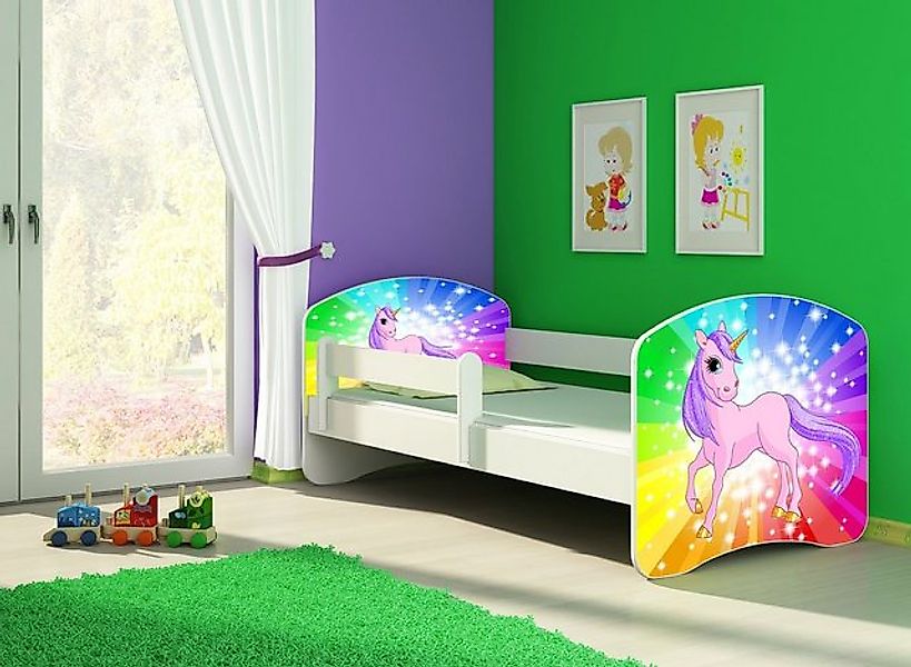 Clamaro Kinderbett (Kinderbett, Babybett 70x140, 80x160, 80x180cm Juniorbet günstig online kaufen