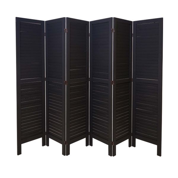 MCW Paravent MCW-G30-240, 6-teiliger Paravent, Fensterladenoptik, günstig online kaufen