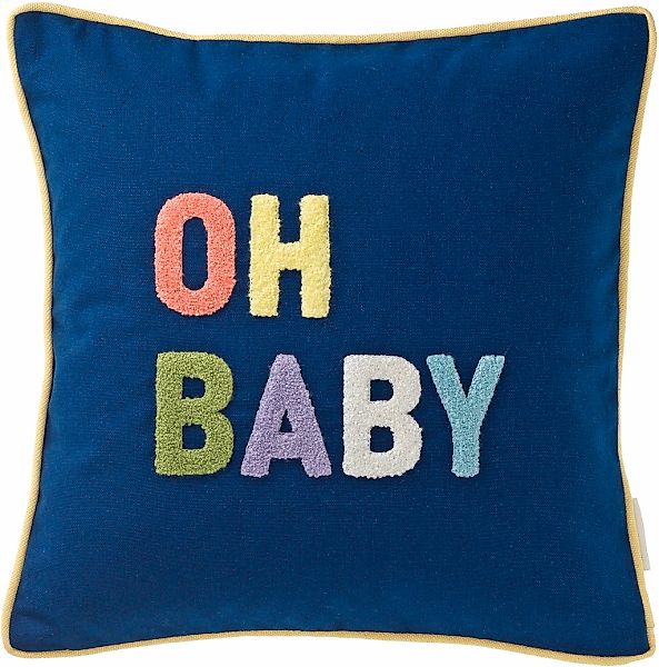 TOM TAILOR HOME Kissenbezüge "Baby" mit modernem Schriftzug günstig online kaufen