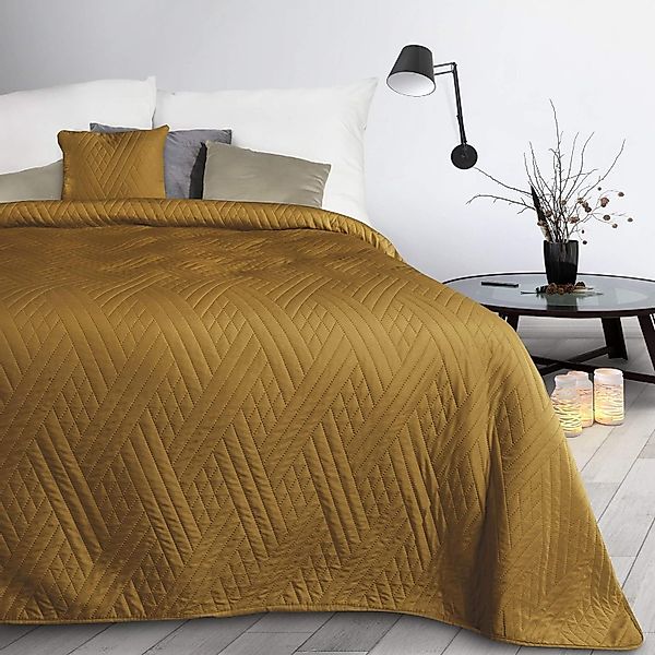 Design91 Bettüberwurf Zweiseitige Decke, dekorative Decke günstig online kaufen