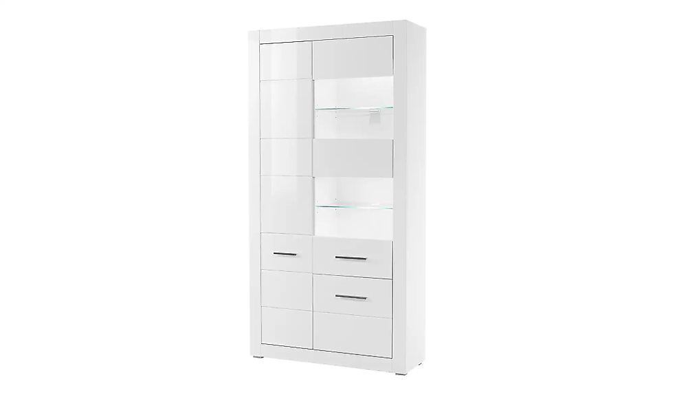Vitrine  Bristol ¦ weiß ¦ Maße (cm): B: 100 H: 198 T: 35.0 Schränke > Vitri günstig online kaufen