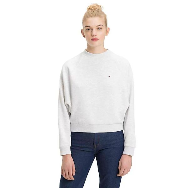 Tommy Hilfiger Clean Raglan Sweatshirt L Pale Grey Heather günstig online kaufen