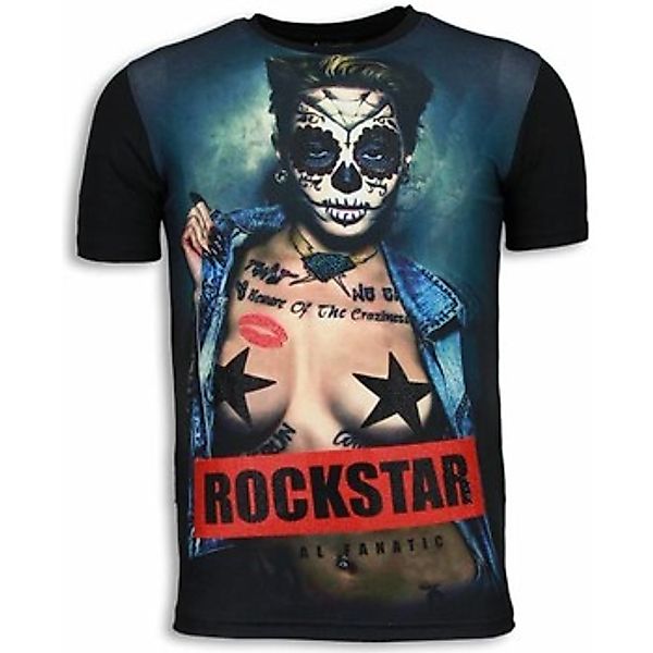 Local Fanatic  T-Shirt Rockstar Strass günstig online kaufen