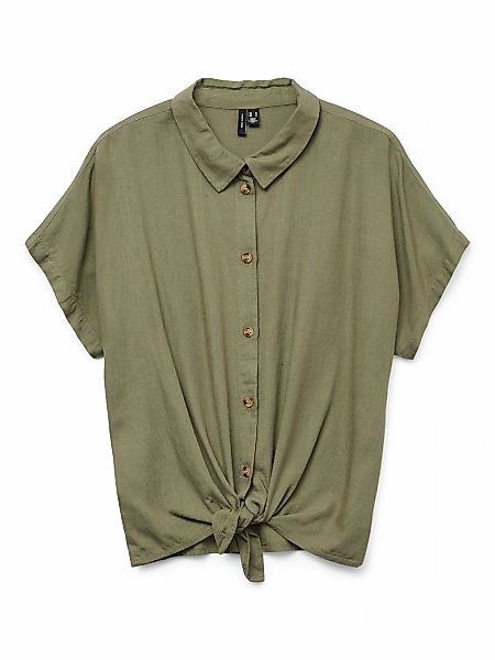 Vero Moda Kurzarmbluse "VMTHEA SS TIE SHIRT WVN NOOS" günstig online kaufen