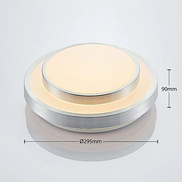 Lindby Naima LED-Alu-Deckenlampe, rund, 29,5 cm günstig online kaufen
