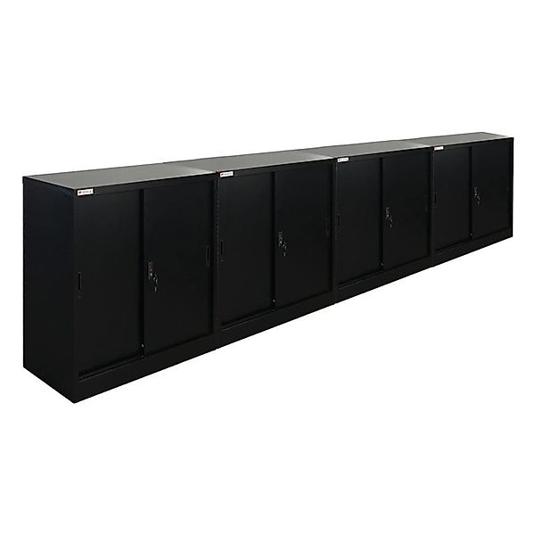 PROREGAL MegaDeal 4x Aktenschrank ELEPHANT Mit Abschließbaren Schiebetüren günstig online kaufen