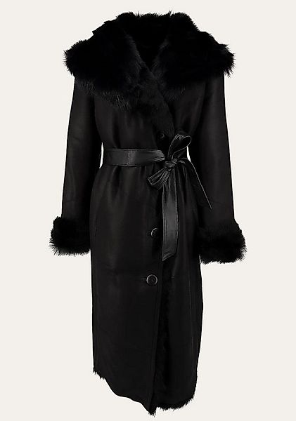 Hollert Wintermantel Damen Lammfellmantel Serena Edle Wärme in Seidigen Tos günstig online kaufen