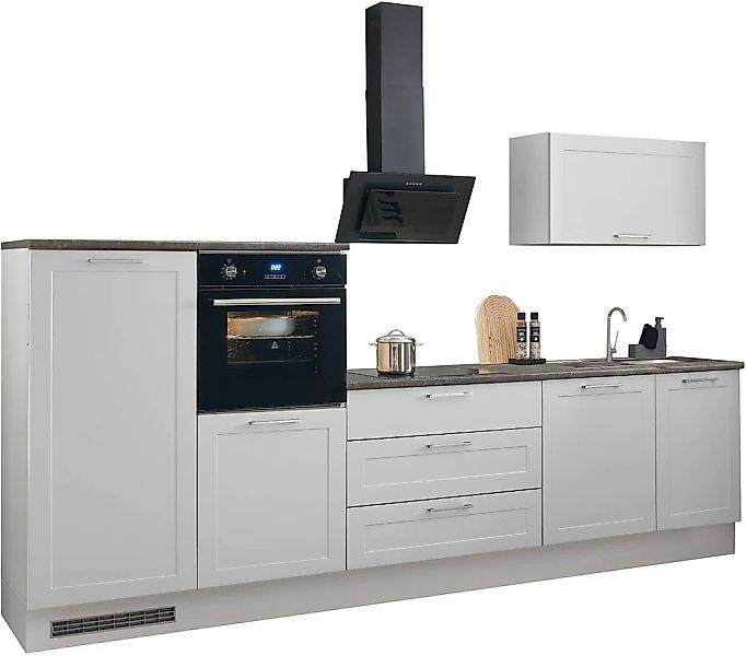 BASIC by Balculina Küchenzeile "Marsi", Breite 320 cm, höhenverstellbare Fü günstig online kaufen