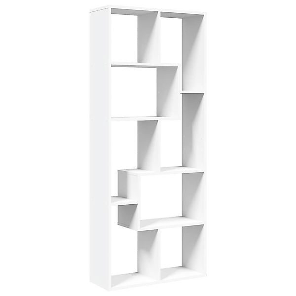 vidaXL Bücherregal Raumteiler-Bücherregal Weiß 67x25x161,5 cm günstig online kaufen