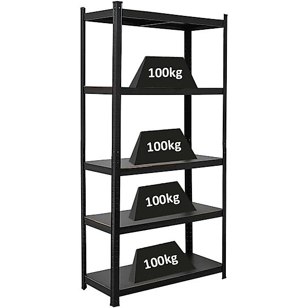 PROREGAL® Schwerlastregal Wohnregal Designregal Series RAGNAR Fachlast 100k günstig online kaufen