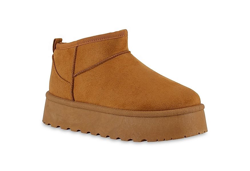 VAN HILL 840622 Plateaustiefelette Damen Warm Gefütterte Plateau Boots Prof günstig online kaufen