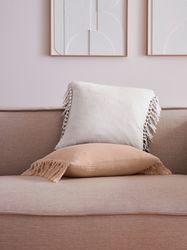 LeGer Home by Lena Gercke Dekokissen "Hevin" Musselin Optik, 2-er Set, ohne günstig online kaufen