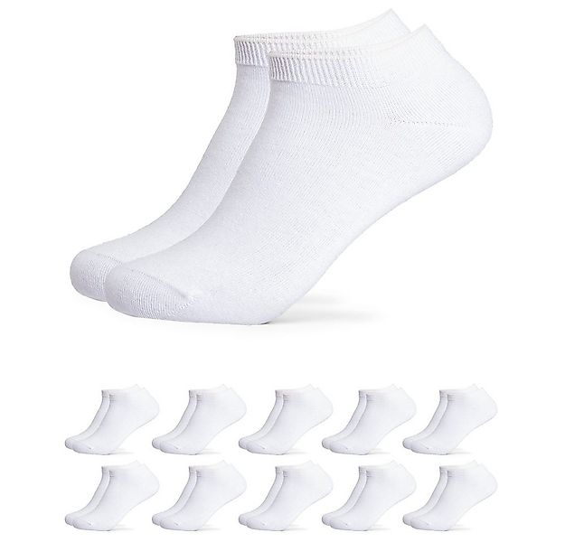 OCCULTO Sneakersocken Herren 100% Baumwolle Sneaker Socken 10er Pack (Model günstig online kaufen