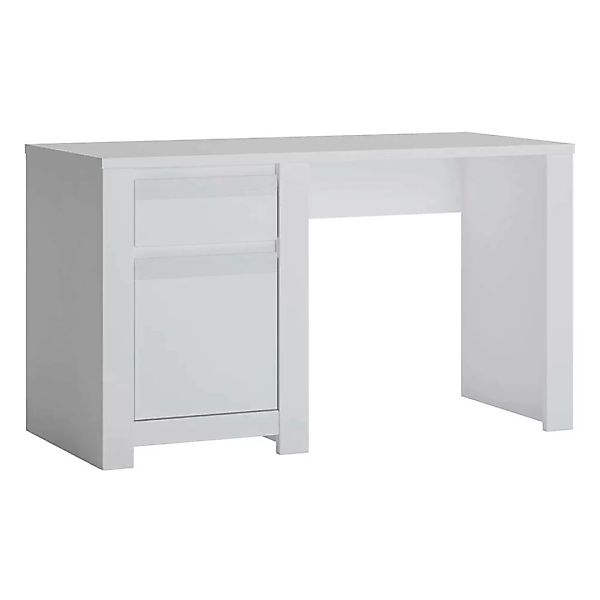 Schreibtisch weiß 130 cm NAVA-129 günstig online kaufen