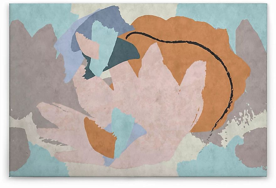 A.S. Création Leinwandbild "floral collage", Abstrakt, (1 St.) günstig online kaufen