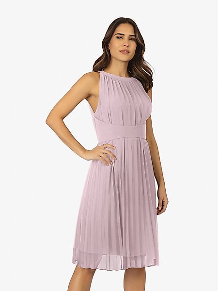 Apart Abendkleid aus leicht körnigem, plissiertem günstig online kaufen