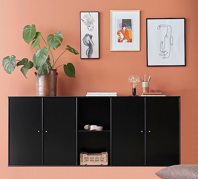 Hammel Furniture Sideboard "Mistral Kubus", mit vier Türen, Wandmontage/ste günstig online kaufen