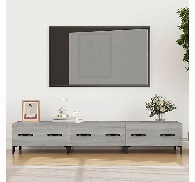 vidaXL TV-Schrank TV-Schrank Grau Sonoma 150x34,5x30 cm Holzwerkstoff (1-St günstig online kaufen