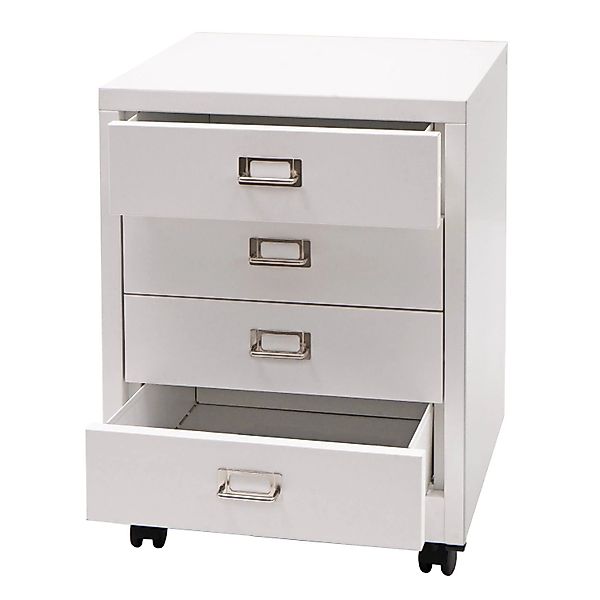 MCW Rollcontainer L49 Weiß  4 Schubladen günstig online kaufen