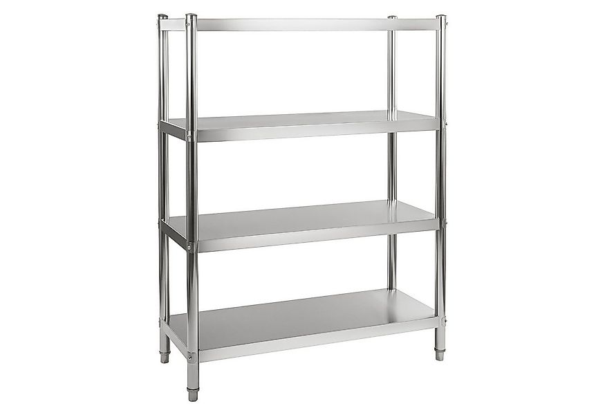 Royal Catering Standregal 120x48,5x155 cm Küchenregal Edelstahlregal Edelst günstig online kaufen