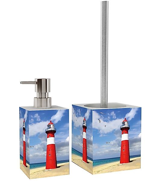 Sanilo Badaccessoire-Set Leuchtturm, WC-Bürste und Seifenspender, günstig online kaufen
