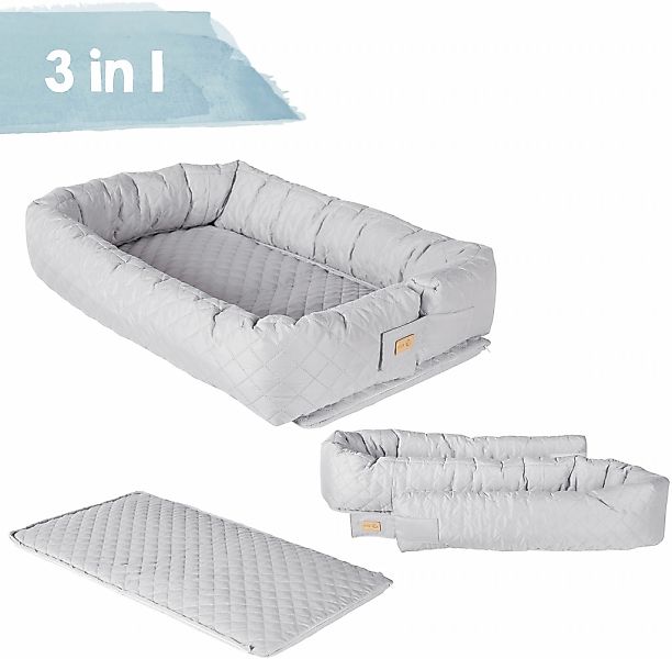 roba Kuschelnest "Babyounge, roba Style, silbergrau" 3in1 günstig online kaufen