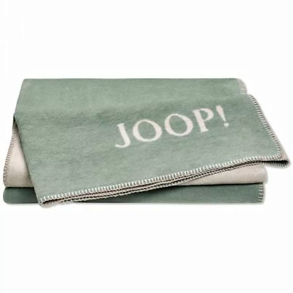 JOOP! Wohndecke Uni-Doubleface Jade-Silber 150x200 cm Wohndecken grün Gr. 1 günstig online kaufen