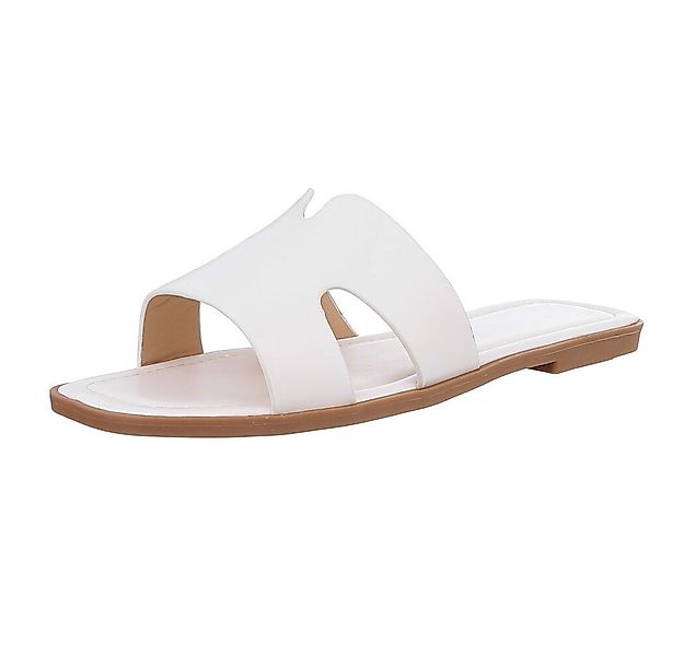 Ital-Design Komfortable Sandalen für Alltag und Freizeit Pantolette (893228 günstig online kaufen