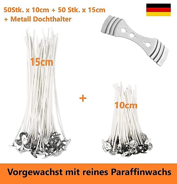 Bienenbiya Kerzenhalter Kerzendocht 100 Stk. 10 günstig online kaufen