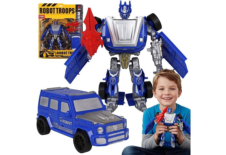 Sarcia.eu Spielzeug-Auto Blauer ROBOT Auto 2in1 Spielzeug für Kinder 3+ – M günstig online kaufen