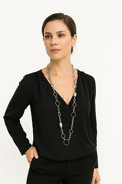 COLLEZIONE ALESSANDRO Lange Kette "Lucca", Lange Gliederkette mit Elementen günstig online kaufen
