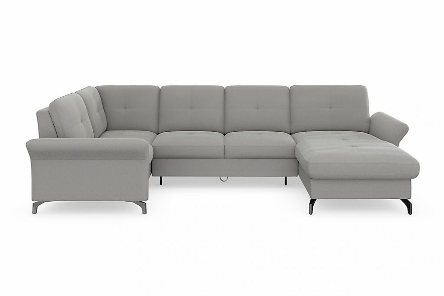 Home affaire Wohnlandschaft "Calando U-Form" wahlweise mit Bettfunktion, Be günstig online kaufen