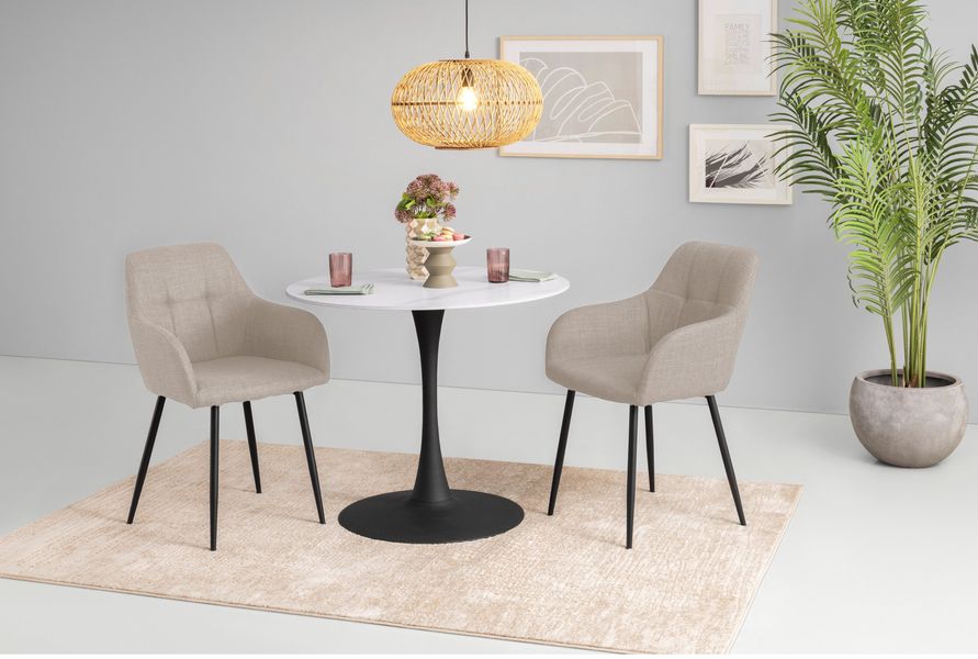 HELA Essgruppe MOSEL, (3-tlg), Tisch 90x75 günstig online kaufen