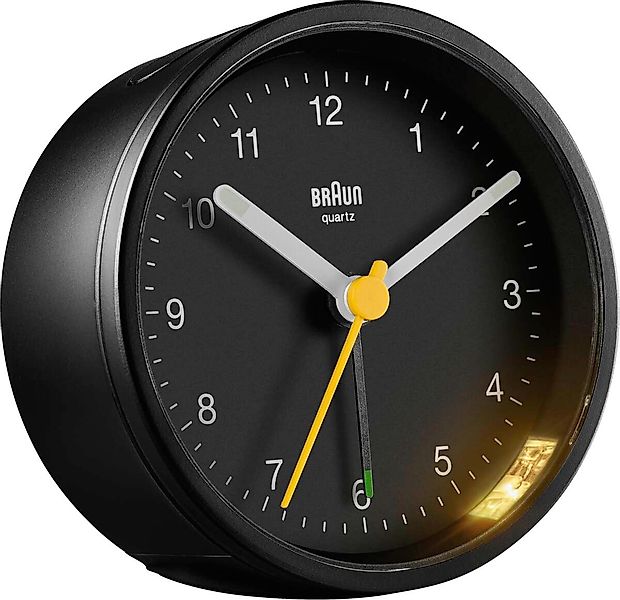 Braun Radiowecker Braun Uhren BC12B Quarzwecker Uhren/Wecker Schwarz günstig online kaufen