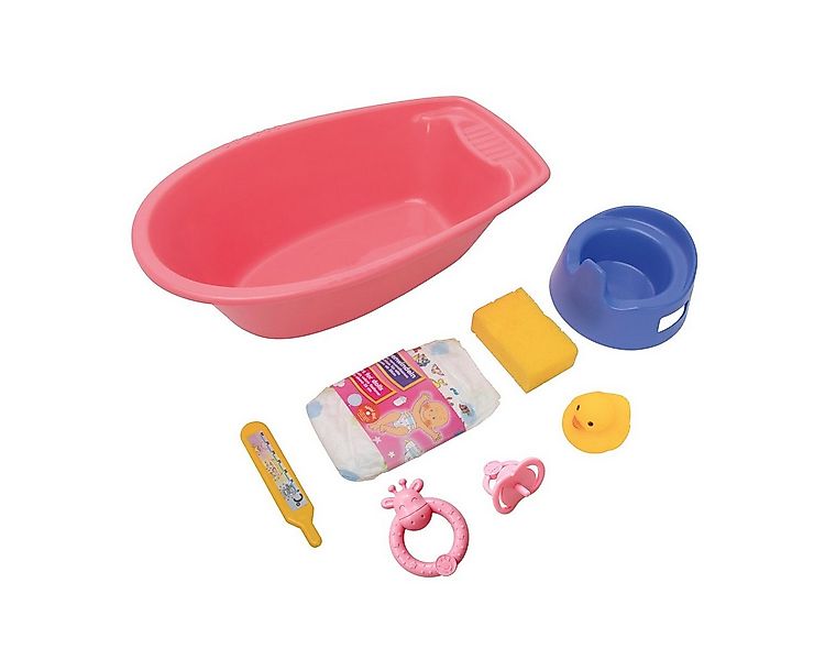 Heless Puppen Badewanne Badewannenset mit Zubehör 40,5x23x15cm günstig online kaufen