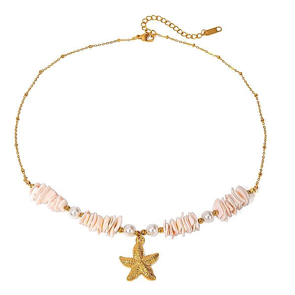 KARMA Kette mit Anhänger Halskette Muscheln günstig online kaufen