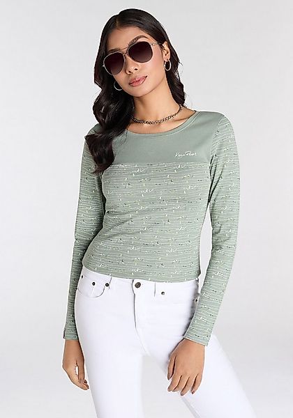 KangaROOS Langarmshirt Langarm, sehr figurbetont, aus Baumwolle günstig online kaufen