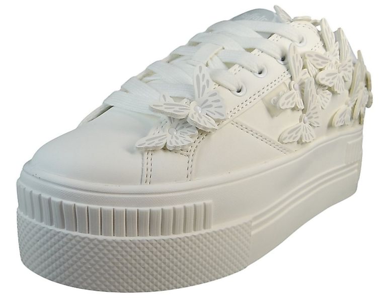Buffalo 1636733 Paired Butterfly Low Top Hochzeit White Sneaker günstig online kaufen