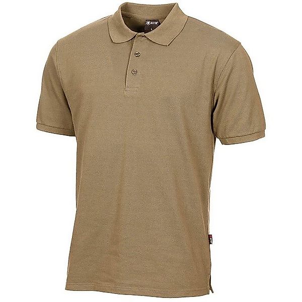 MFH T-Shirt Outdoor Poloshirt coyote tan mit Knopfleiste günstig online kaufen