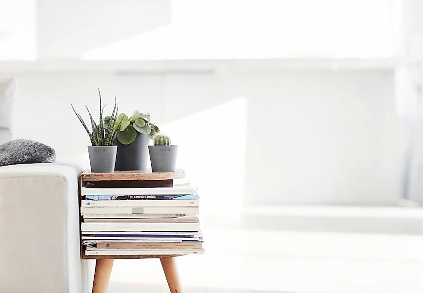 ECOPOTS Blumentopf AMSTERDAM Mini Grey, BxTxH: günstig online kaufen
