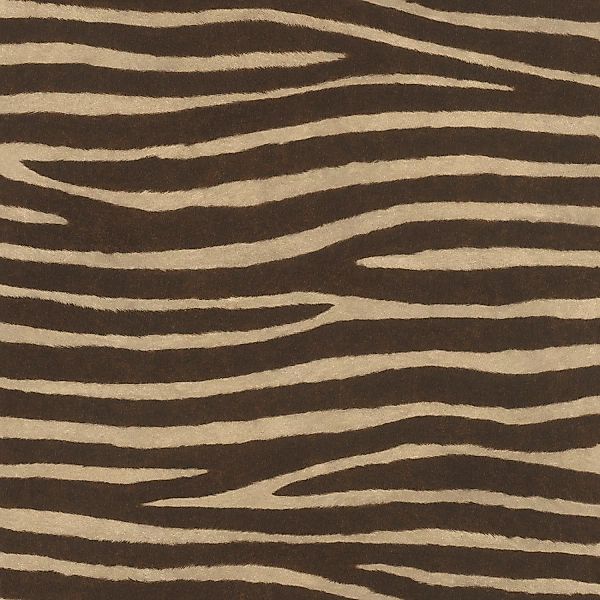 Rasch Vliestapete African Queen III Zebra Dunkelbraun 10,05 x 0,53 m günstig online kaufen